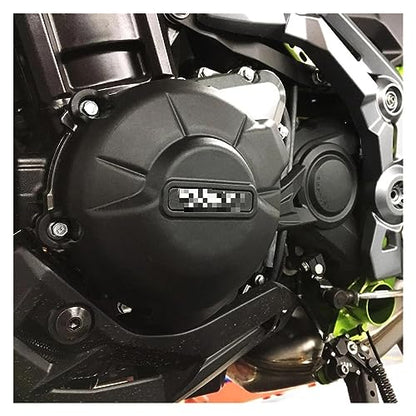 Modified Pieces Motorcycles Engine Cover Protection Case for Kawasaki Z900 2017-2023 Z900SE 2023 Engine Covers Protectors Engine Guard(Carbon Fiber Texture) - color: Carbon fiber texture