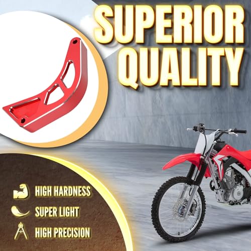 Canitu Red Front Sprocket Cover Guard,Motorcycle Aluminum Chain Guard Sprocket Engine Drive Cover Case Saver Protector Engine Case Protection for Honda CRF110 2013-2024 - color: Red