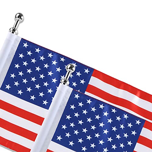 Vertical Motorcycle Flag Pole Rear Side Mount Luggage Rack for Honda Gold Wing Gl1500 Gl1200 Gl1800 2001-2012, Chrome Flagpole Bracket American Flag