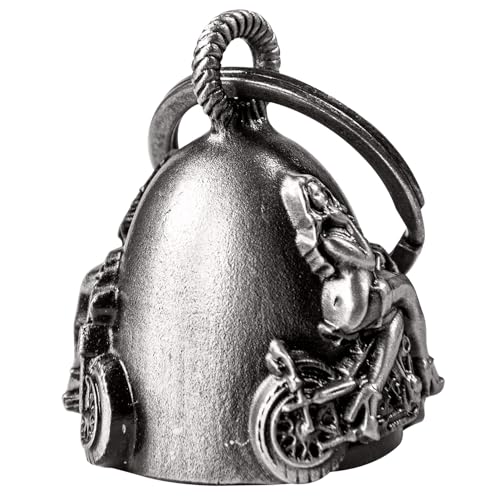 Dream Apparel Motorcycle Bell Guardian Angel Drive Away Gremlin, Biker Bell for Men Women Rider Riding, Good Luck Gift - style: Sexy Female and Motorcycle