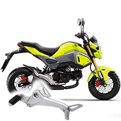 Minho Motorcycle Left Side Footpegs Pedal Footrest Assembly Fit for Honda Grom Msx125 SF 2016-2020 Parts - size: Silver Left