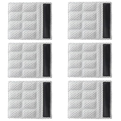 6PCS Chin Pads Foam Pad Set Strap Padding Replacements Universal Cushion Mats for Cycling Bike Bicycle Motorcycle Road Racing Riding Helmet - color: Grey 6PCS