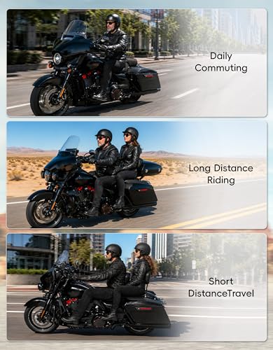 Low-Profile Driver Passenger 2-UP Seat Set Red Stitching Fits for Harley Touring 2009-2023 Road King FLHR Street Glide FLHX Road Glide FLTRX CVO Street Glide FLHXSE Electra Glide FLHTCU - color: Seat Red