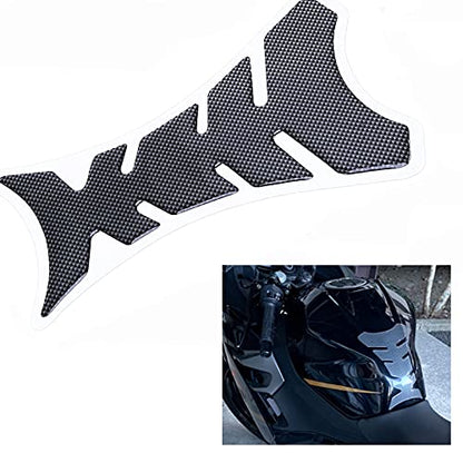 Carbon Fiber Look Powersports Gas Tank Protectors for Motorcycle - Gas Oil Fuel Tank Sticker Protector Decals Stickers Tank Pad Protector Motorcycle Stickers