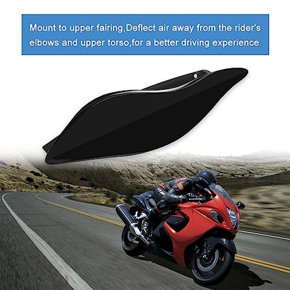 WATERWICH Fairing Air Deflectors Side Wing Windshield Compatible with Harley Davidson Electra Street Glide 2014 2015 2016 2017 2018 2019 2020 2022 2023 2024