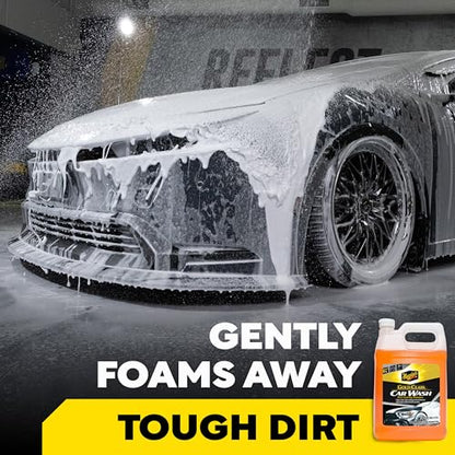 Meguiar's Gold Class Car Wash, Ultra-Rich Foam Car Wash Soap and Conditioner for Vehicle Cleaning, Paint Cleaner to Clean and Condition in One Easy Step, 1 Gallon - style: Car Wash