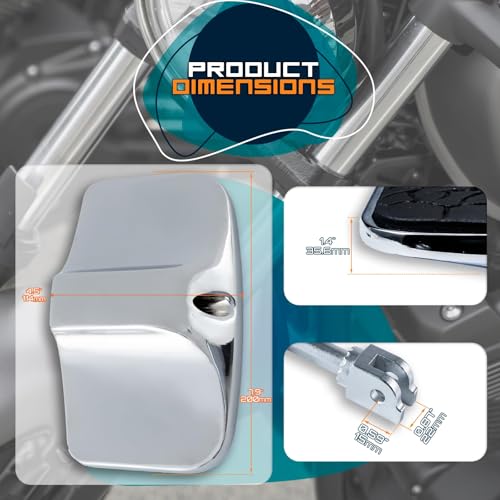 Rear Passenger Footpeg Passenger Peg Floorboard Footboard for Harley (18-later Softail, Skull-Chrome) - size: Skull-Chrome