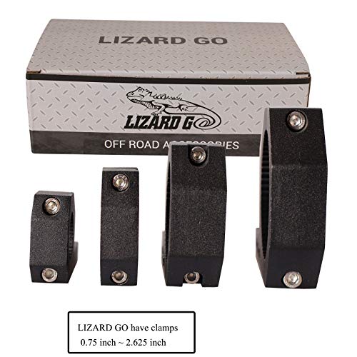 Tube Clamps - 4Pack,Cross Bar Clamp 1.125",1.25",1.5 inch,Roll Cage Clamp for Bar Diameter 1-1/8", 1-1/4",1-1/2" Mounting Bracket, Motorcycle Crash Bar Led pod Light Mount(28/32/38mm Clamp) - size: 1.125~1.5" Clamps
