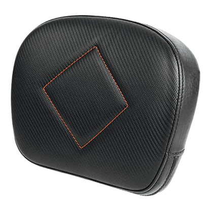 TCMT Detachable Sissy Bar Backrest Pad Fits For Harley 1997-2023 Touring Road King Electra Glide Street Glide Road Glide 2018-2023 Softail Slim FLSL Low Rider FXLR - color: Style P#2