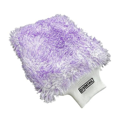 diy detail Incredible Microfiber Wash Mitt – Ultra-Soft Chenille Glove for Scratch-Free Car Washing, Detailing – High Suds Retention, Reusable & Machine Washable - 8" x 7"