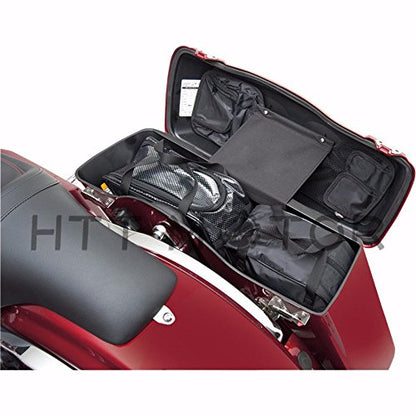 LA01- Saddlebag Lid Organizer Set Compatible with Harley Davidson Touring Models 93-13 - size: Saddlebag Lid Organizer