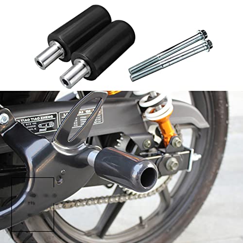 Frame slider,10mm universal Large motorcycle frame slider crash protection For Yamaha Suzuki Honda(2ps) (Red) - color: Red