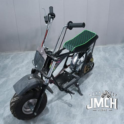 JMCHstore Green Diamond Stitch Retro Mini bike Seat Cover for Monster Mega Moto MMB80 80cc MMB105 105cc, For Coleman Realtree RB100 RT100 Mini Bike Cushion Replacement parts - color: Green