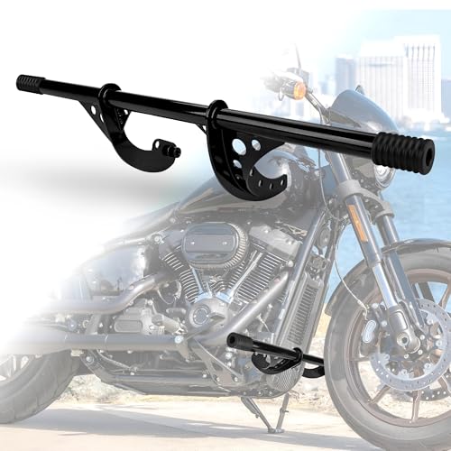 Front Highway Foot Pegs Engine Guard Crash Bar Frame Slider Fit for Harley Softail Street Bob Low Rider Lowrider S/Lowrider ST/Standard Heritage Classic FXST FXLR S ST FXBB 2018-2026 Accessories
