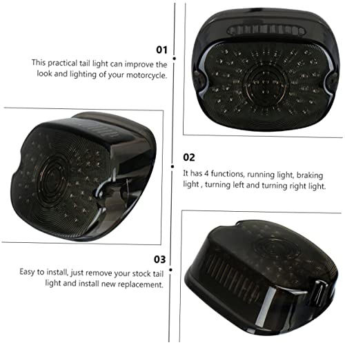 12v Motorcycle Tail Brake Light Turn Signal Function Led Rear Light for Motorcycle Modification and Safety