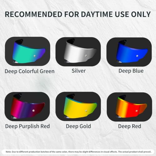 PSLER TT-Revo Visor - TT Revo Helmet Tinted Visor Face Shield Replacement for TT-Revo,Black - color: Black