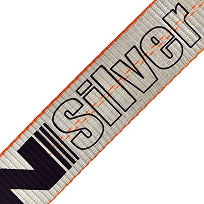 VULCAN Wheel Dolly Tire Harness with Universal O-Ring - Lasso Style - 2 Inch x 96 Inch - 4 Pack - Silver Series - 3,300 Pound Safe Working Load- Straps Only - Ratchets Sold Separately - color: Silver Series