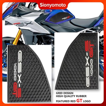 Fuel Gas Tank Pad Protector Stickers Decal Set Compatible with Motorcycle GSX S1000 GT 2022-2pcs