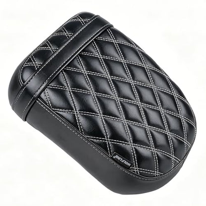 Motorcycle Passenger Comfort Seat Fit for CMX1100 Rebel 1100/DCT/SE 2021-2026, Leather Rear Saddle Back Cushion Pillion Pad, Black w/Gray Stitching - color: Rear - Black-B