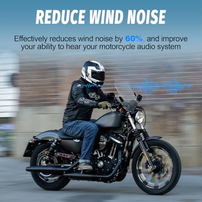 Motorcycle Universal Windshield 16.7” Windscreen Compatible with Yamaha Harley Honda Kawasaki Suzuki BMW Vulcan Cruiser Wind Deflector with 7/8" 1" 1 1/8" Handlebars, Transparent - color: Transparent