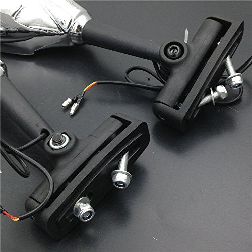 SMT-Yellow Led Lights Mirror Compatible With Suzuki Gsxr 600 750 1000 Hayabusa Sv650S Tl1000R Cd [B075WQNZWB]