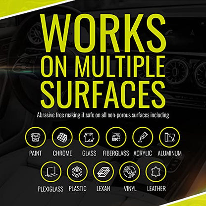 BugSlide 32 Oz Cleaner Refill for Spray Bottles & Travel Kits - All Surfaces Cleaning and Detailing Solution for Vehicle Interior and Exterior Use - Shines, Degreases, Polishes - style: 32 Oz Refill