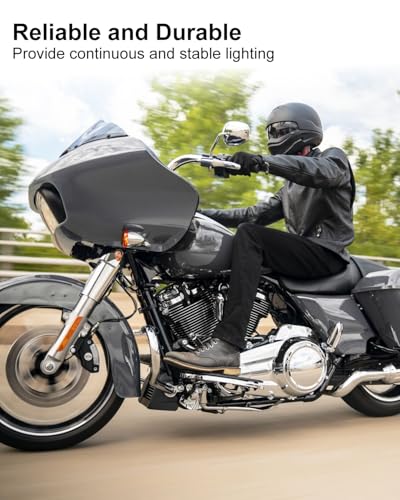 Fog Light Wire Harness Fit for Harley Davidson CVO 2023.5-Later Street Glide CVO/ST Road Glide 2024, Wiring Harness Fit for Baja s1/S2/Squadron Pro/Sport, S1S2 - style: With Plug