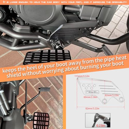 WOOGA Motorcycle Front Footpeg Protection Cover Foot Peg Footrest Set Hold Plate Guard Protector fit for Ho&n&da Rebel CMX1100 /DCT Accessories 2021-2025