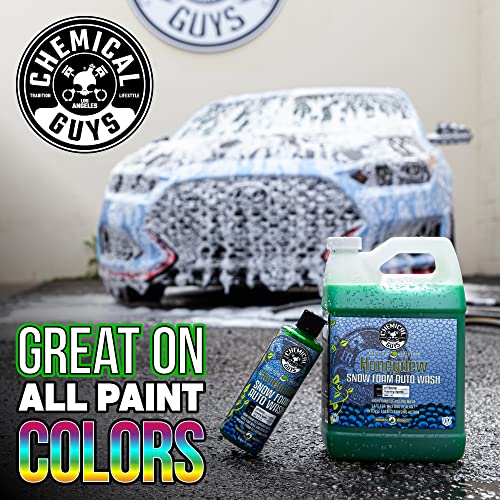 Chemical Guys Car Wash Soap for Foam Cannon or Bucket, Honeydew Snow Foam Car Wash Soap for Trucks, Motorcycles, RVs & More, Super Suds, Honeydew Scent - 64 oz (Half Gallon) - size: 64 Ounce (Pack of 1), style: HONEYDEW