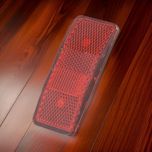 BRIGHT NIGHT VISIBILITY: Highly reflects car headlights to make your rear pannier rack visible in the dark for safer riding PRECISE FIT DESIGN: Features 5CM bolt spacing to perfectly match standard