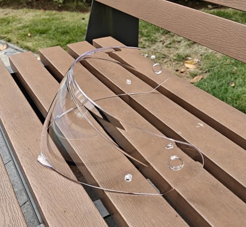 HJ-33 Helmet shield Replacement,Motorcycle Helmet Visor Compatible with HJC i90,i91(Transparent) - color: Transparent