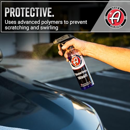 Adam's Polishes Waterless Wash (5 Gallon) Cleaning, Wash, Spray for Car Detailing, Safe Ultra Slick Lubricating Formula for Car, Boat, Motorcycle, RV -No Garden Hose, Wash Soap, or Foam Cannon Needed - size: 640 Fl Oz (Pack of 1)