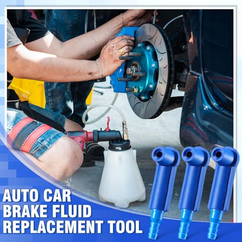 20 Pcs Brake Bleeder Adapter Joint Kit Exchange Tool Connector Brake Fluid Bleeder Car Oil Bleeding Pump Exchange Adapter for Cars Trucks Vehicles System Bleeding Tools