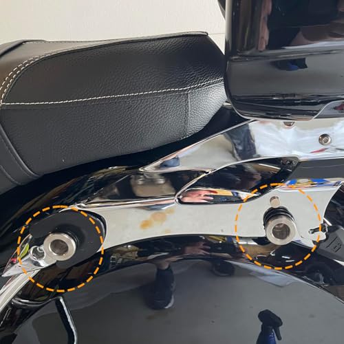 Quick Release Mounting Spools, Tour Pack Saddlebag Sissy Bar Backrest Rack Point Docking Hardware Kit Compatible for Indian Chief Vintage Dark Horse Chieftain Roadmaster Springfield 2014-2023