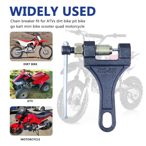 #420-530 Chain Breaker for Motorcycle ATV Dirt Pit Quad Go Kart Scooter BicycleTractor Heavy Duty Chain Break Perfect for # 420 428 520 525 528 530 Chain
