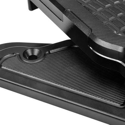 Motorcycle Rear Passenger Extension Foot Pad Footpegs Foldable Pedals Rests Footrest for Vespa Primavera 125 150 Sprint 125 150 2017 2018 2019 2020 2021 2022 (Black)