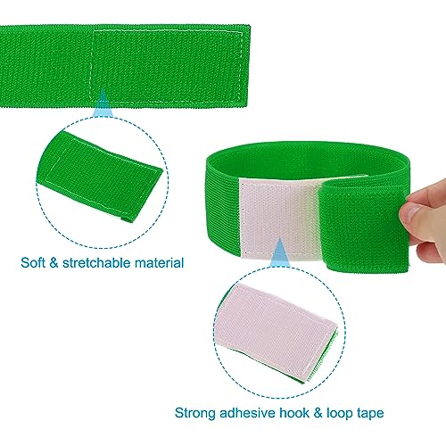PATIKIL Boot Straps, 2 Pack Elastic Polyester Trousers Blouses Ankle Straps Pants Leg Bands with Hook and Loop for Hiking, Fishing, Hunting, 20", Green - color: Green, size: 20"