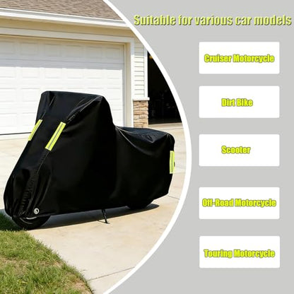 Motorcycle Cover for BMW R18,Motorbikes Vehicle Moped Cover,Scooter Covers Weather Waterproof Sun Outdoor Protection Shelter Tear Proof Night Reflective & Lock-Holes - size: for BMW R18