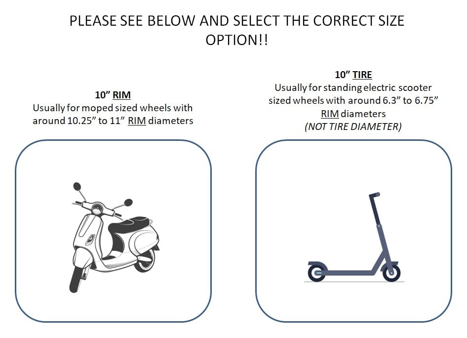 customTAYLOR33 Green High Intensity Grade Reflective Copyrighted Safety Rim Tapes - (Must Select Your Rim Size) (10" (TIRE Size, for Standing E-Scooters, etc.)) - size: 10" (TIRE Size, FOR Standing E-Scooters, etc.)