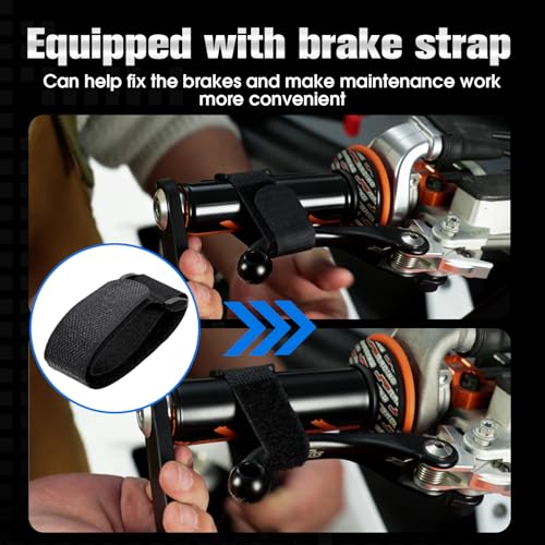 Motorcycle Stand Rear Wheel Stand,Foldable Convenient Dirt Bike Lift Universal for All Most Dirt Pit Bike Motorcycle Naked Cruiser Blue - color: Blue