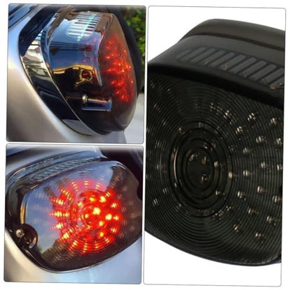 Luxshiny Multifunctional LED Motorcycle Tail Light Brake and Turn Signal Lamp High Brightness Low Energy Consumption Rear Stop Running Light for Sportster Dyna