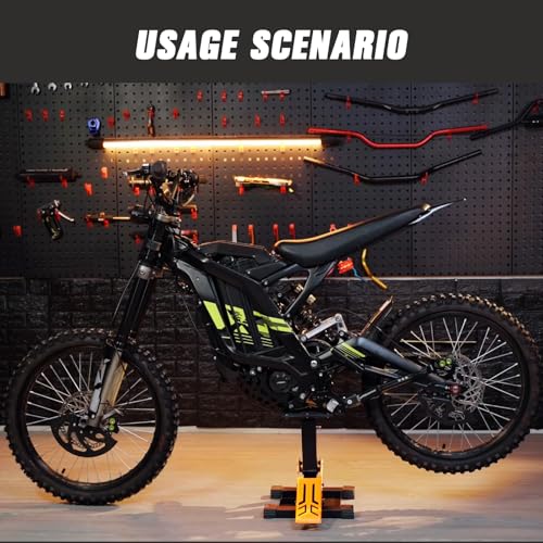 Motorcycle Lift Stand Dirt Bike Jack Stand 1000Lbs Capacity Hydraulic Lift Adjustable Height Hoist Table for Dirt Pit Bike Ebike Repair Maintenance KLX CRF Surron Talaria eRide Tuttio