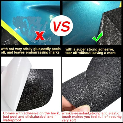 Motorcycle Side Fuel Tank Pads Protector Stickers Decal Gas Knee Grip Traction Pad Compatible for HO&N&DA CB650R/CBR650R Accessories 2019-2024 (Black)