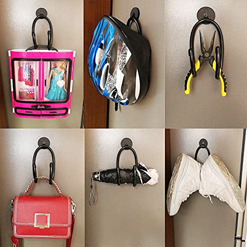 AUXPhome 2Pack Magnetic Hanger Magnetic Hook for Cowboy Hat, Hard hat, Cords,Tools,Bags,Towels, Shoes, Toys, Umbrella, Hand Tools, etc - Strong Magnet - No Scratches to The Surface