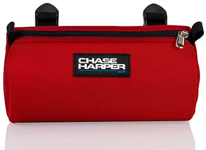 Chase Harper USA 105000 Ruckus Barrel Bag - Highly Durable Industrial Grade Ballistic Nylon Exterior with Strong Thermoplastic Insert Full Length Zippered Opening - Red - color: Red.