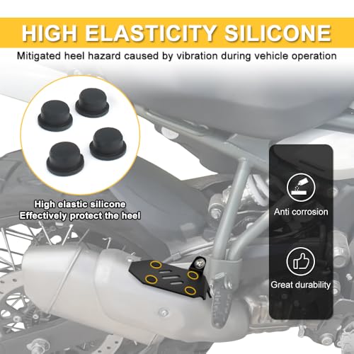Motorcycle Passenger Foot Peg Pedals Fit for Royal Enfield Himalayan 450 2024 Pillion Footrest Foot Rests Larger Foot Pedals