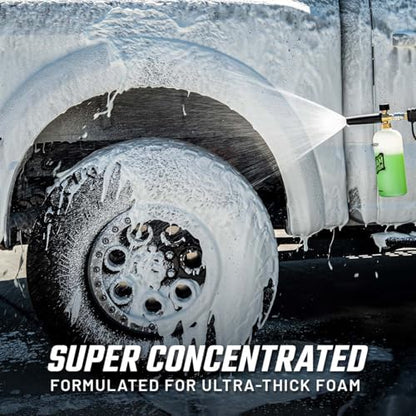 Slick Products Total Off-Road Wash Super Concentrate – Thick Foaming Car Wash Soap with Hybrid-Ceramic Formula for Dirt Bikes ATV UTV Trucks Jeeps and More – Foam Cannon Ready – 64 oz
