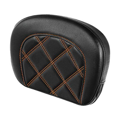 Detachable Sissy Bar Backrest Pad Fits For Harley 1997-2023 Touring Road King Tri Glide Street Glide Road Glide Electra Glide 2018-2023 Softail Slim FLSL Low Rider FXLR - color: Style F# 1