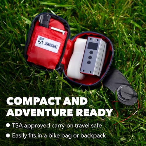 SILCA ELETTRICO Electric Bike Pump - Digital Bicycle Tire Pump with Auto Shut-Off, USB-C Rechargeable, Ultra-Light & TSA-Compliant for Travel - Universal Compatibility - size: Ultimate