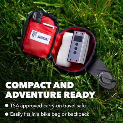 SILCA ELETTRICO Electric Bike Pump - Digital Bicycle Tire Pump with Auto Shut-Off, USB-C Rechargeable, Ultra-Light & TSA-Compliant for Travel - Universal Compatibility - size: Ultimate